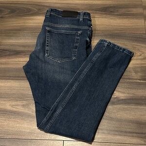 Men's Straight Fit Blue Jeans